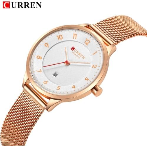 Curren 9035B Fashion womens watches Stainless Steel Gold watch women Curren Hot Selling Ladies Watch Quartz women watches