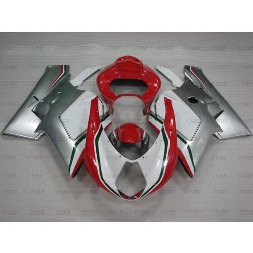 For MV AGUSTA F4 1000 CC 2005 - 2006 Fairing 05 Full Body Kits 2006 Silvery White Red Motorcycle Fairing
