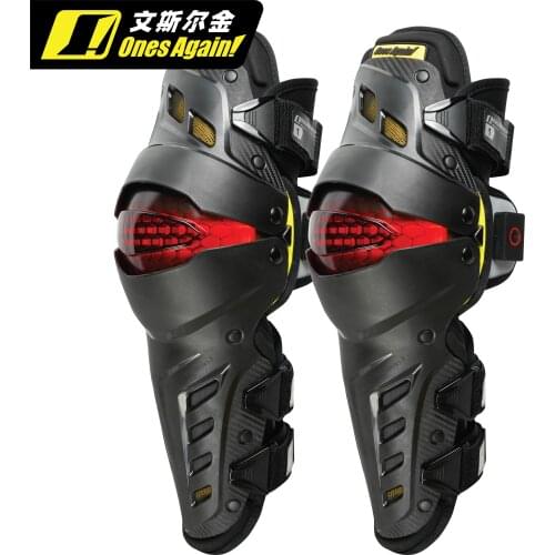 Ones again!LED light Kneepad motorcycle Kneepad rider Kneepad protection Kneepad gear road KP03LED