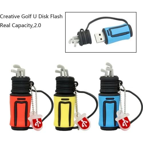 Pendrive Golf Bag Shape Usb Flash Drive 4GB USB 2.0 Extended Memory Storage Drive Pen Drive 4GB U Disk 8GB Pendrive 16GB 32GB