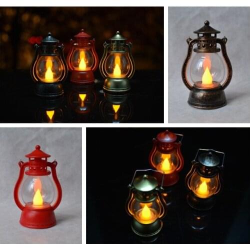 Newborn photo propschildren European style retro black pony lamp four-color light photography small decoration props