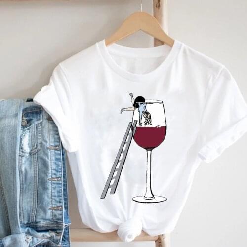 Women T-Shirt Casual Cartoon Cute Print Funny Spring Summer Short Sleeve Tshirt Harajuku Oversized T Shirt Female Woman Clothes