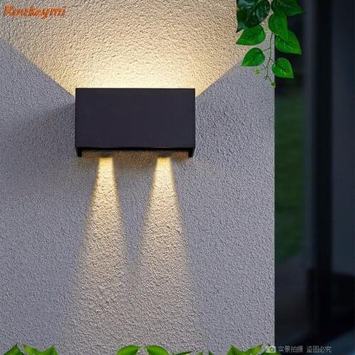 Double head wall lamp porch corridor outdoor patio luminous adjustup and down terraza garden scone light Balcony gardern
