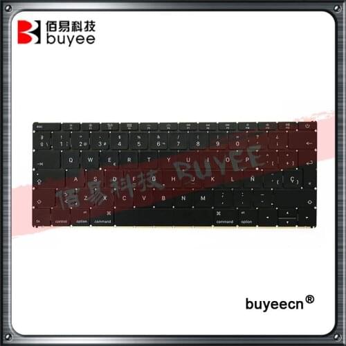 Original A1534 Spanish Keyboards For Macbook Air Retina 12'' A1534 SP Keyboard 2016 Year MLHA2 MLHC2 Replacement