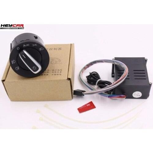 The Newest Version VW Auto Headlight Light Sensor Switch For Golf MK4 4 IV Jetta MK4 MK6 VI Bora Polo Passat B5 With Instruction