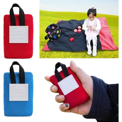 Portable Pocket Camping Mat Folding Camping Tent Mattress Climb Outdoor Ultra-thin Waterproof Beach Mat Camping Picnic Blanket