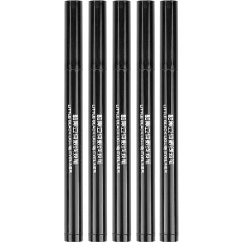 Q1QD Professional Black Eyeliner Quick-drying Waterproof Pen Long-lasting Not Blooming Liquid Eyeliner Smooth Makeup Tool
