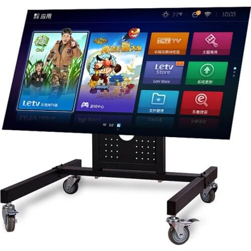Hyvarwey Rolling TV Mount Stand Trolley 32-65inch Plasma Screen LED LCD Monitor Low Height Stand Cart D750