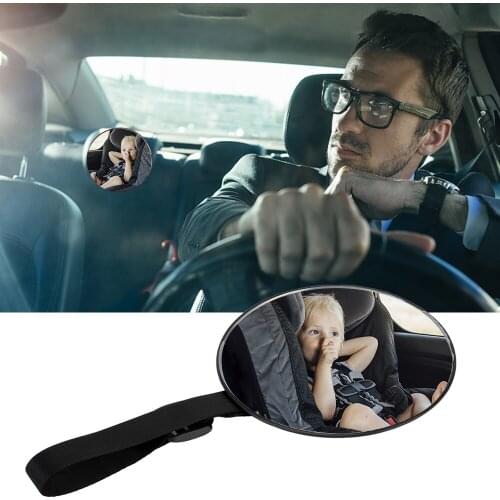 Back Seat Rearview Auto Accessories Baby Safety Monitor Car Baby Kids Convex Mirror Children Facing Rear Ward Infant Care
