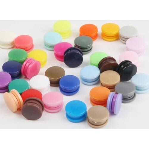 New 20Sets T5 12MM Round Plastic Snaps Button Fasteners Quilt Cover Sheet Button Garment Accessories For Baby Clothes Clips