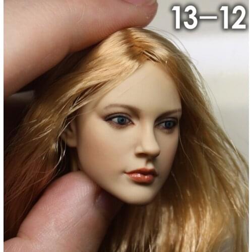 1/6 scale beauty Europe girl headsculpt female Head shape Head carved for 12" Action Figure Doll.Not included body and clothes