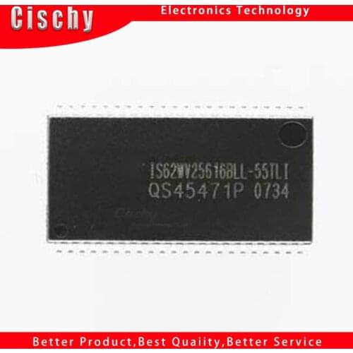 1pcs/lot IS62WV51216BLL-55 IS62WV51216BLL-55TLI IS62WV51216BLL IS62WV51216 62WV51216 TSSOP-44