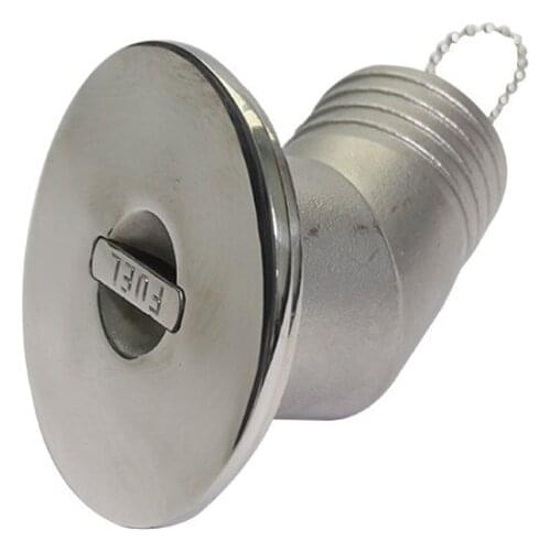 316 Stainless Steel Marine Boat Yacht 60 Degree Angle Deck Fuel Water Filler 38mm 1.5 Inch