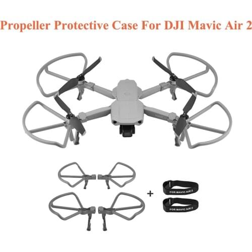 4PCS Propeller Protective Case Cover Ring Guards Blade + 2PCS Quick Release Drone Propeller Blades Holder For DJI Mavic AIR 2