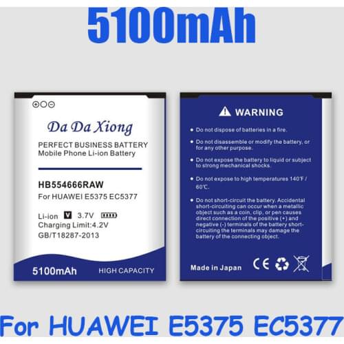 3700mAh HB554666RAW Battery for Huawei E5372 E5373 E5375 EC5377 E5330 E5336 E5351 E5356 EC5377U-872 E5356S-2 E5330Bs-2