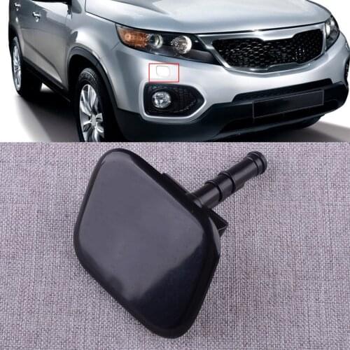 98690-2P000 Car Right Head Lamp Washer Nozzle Cover Jet Black Fit For Kia Sorento XM 2009 2010 2011 2012 Accessories