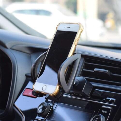 Car Phone Holder Bracket 360 Degree Rotation Car Holder Windshield Mount Bracket Phone Holder Mount Touch CD for Mobile Phone