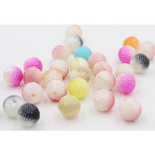 New 10mm Mixed Bayberry Beads Imitation Pearl Beads Round Loose Beads Fit Europe Beads Jewelry Making DIY Accessorie