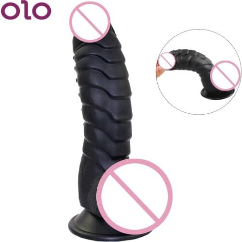 OLO Dinosaur Dildo Real Huge Cock With Suction Cup Strapon Big Dick Orgasm Massage Adult Sex Toys for Women Masturbation