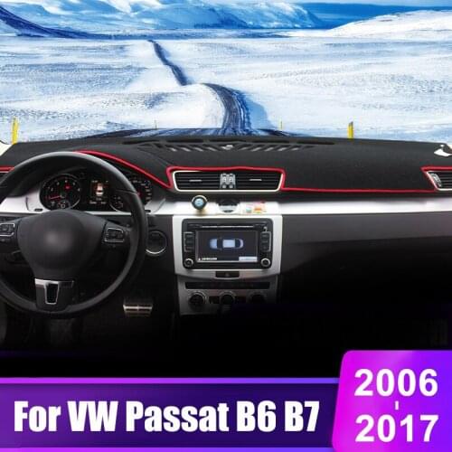 For Volkswagen VW Passat B6 B7 2006-2015 For Passat CC 2009-2017 Car Dashboard Cover Mat Avoid Light Pad Accessories