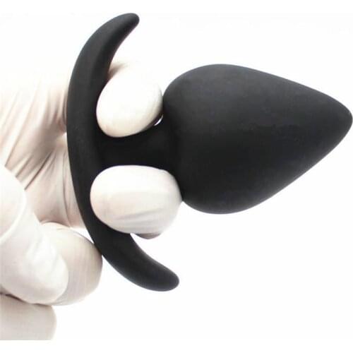 Smooth Safe Silicone Material Butt Plugs With Handle Anal Sex Toys For Adult Sex Products For Women Waterproof Sexual Tools