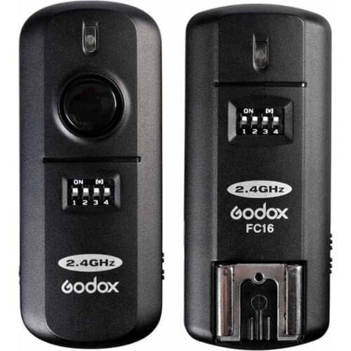 Godox FC-16 n 2.4 ghz 16 canali wireless remote flash studio strobe trigger ricevitore for nikon d5100 d90 d7000 d7100 d5200