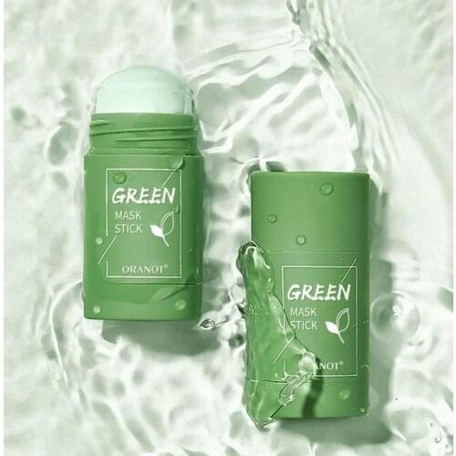 Cleansing Green Stick Green Tea Mask Stick Mask Purifying Clay Stick Mask Oil Control Anti-acne Eggplant Whitening