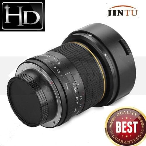 JINTU 8mm f/3.5 Wide Angel Super Fisheye Lens for Nikon DSLR Camera D7500 D7200 D7600 D3400 D3200 D5200 D5400 D5500 D5600