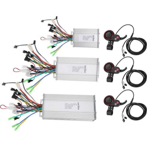 48V 450W/500W/1000W Electric Bike Controller with 2 in 1 LH-100 LCD Display Thumb Throttle Set Electric Bicycle E-bike Parts