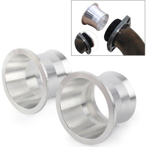 2Pcs Motorcycle Exhaust Port Torque Cones Drag Pipe Power Cones Anti-Reversion Cones For Harley from 1986-2016