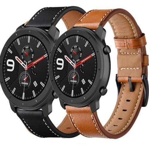 Leather Sports Watch Nylon Band For Ticwatch 2nd 42MM E C2 NFC Replacement Strap for For ticwatch pro E2 S2 bracelet accessories