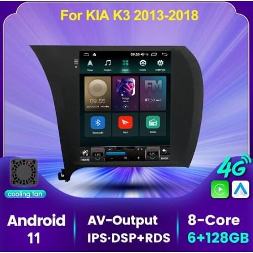 MEKEDE Android 11 GPS Navigation Car Radio for Kia K3 Cerato Forte 2013-2018 No DVD Multimedia Video Audio Player Carplay AUTO