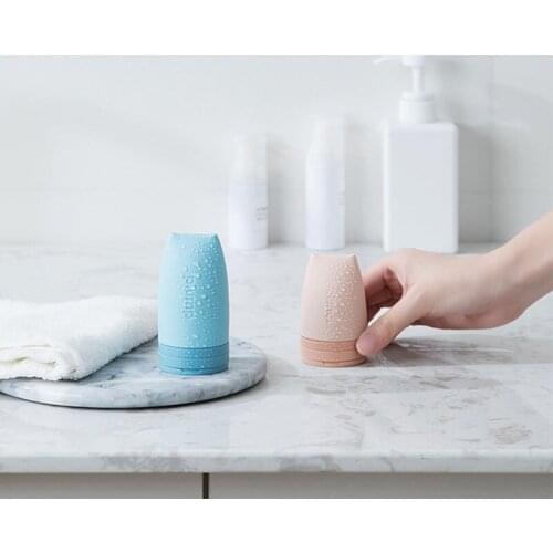 Multi Purpose 60ML/90ML Split Bottling Bathroom Supplies 1Pcs Travel Refillable Bottle Portable PP/Silicone Shower Gel Bottles