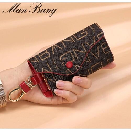 ManBang Fashion Women Key Case Wallet Car Keychain Case Key Bag New Key Pouch Key Holder Wallet