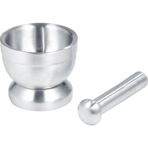 Stainless Steel Mortar And Pestle Mixing Grinding Bowl Set Kitchen Garlic Grinder Tool Kitchen Garlic Grinder Kitchen Gadget