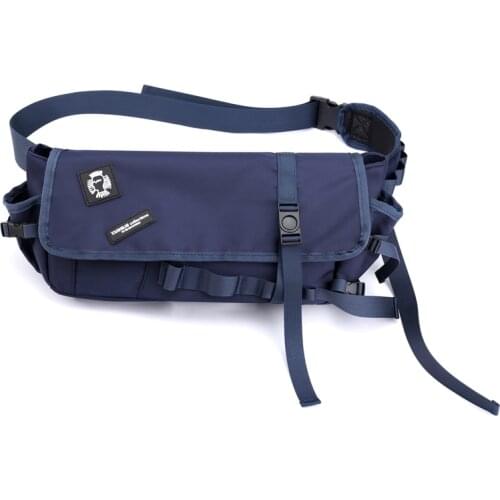 New Messenger Bag Nylon Men Chest Bag Vintage Crossbody Shoulder Bag Mens Business Sling Bags Male Casual Chest Pack