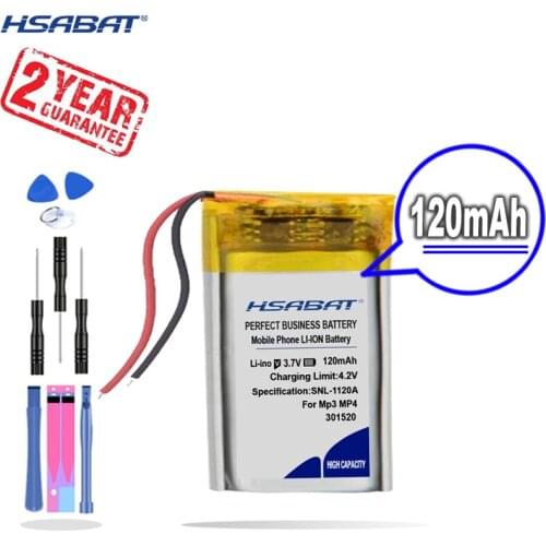 New Arrival [ HSABAT ] 120mAh 301520 301420 Replacement Battery for MP3 Bluetooth headset small toys