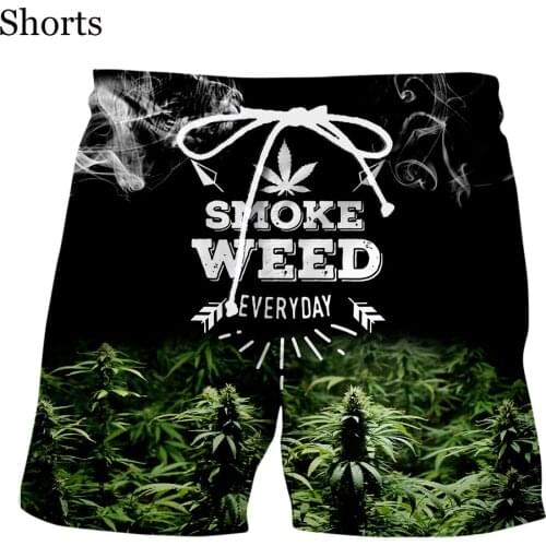 New Arrive Popular Tobacco Weeds Fashion Men Women Tracksuits Crewneck Hip Hop Shorts Plus size S-7XL