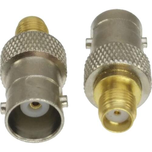 Adapter BNC female jack to SMA female jack straight RF COAXIAL