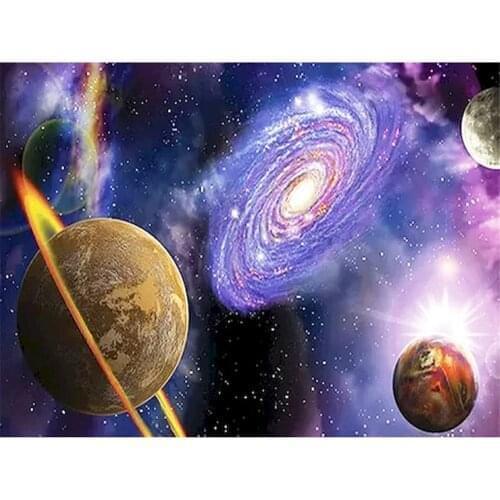 Scenery Landscape Printed 11CT Cross-Stitch Full Kit Embroidery DMC Threads Handmade Handicraft Sewing Knitting Magic