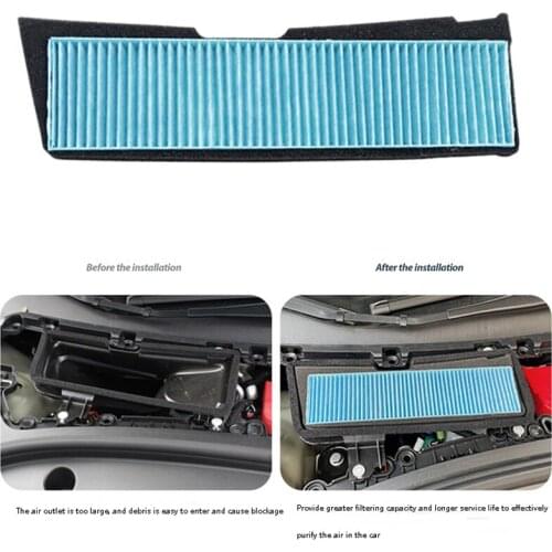 NEW-Car Air Conditioning Inlet Filter Replacement for Tesla Model 3 2021 Air Filter Accessories External
