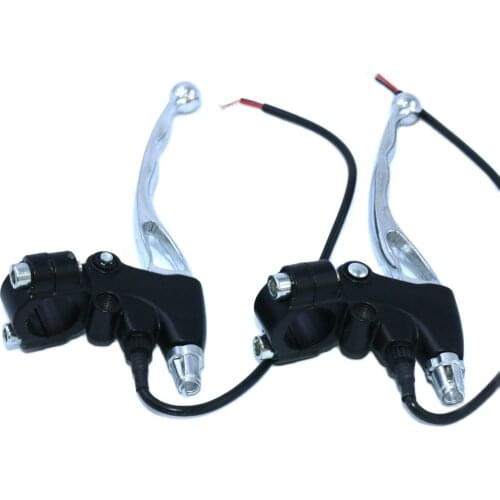 Whole Aluminum Alloy Brake Lever for Electric Bike, Ebike Brake Lever with Mirror Hole Easy Assembling