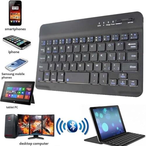 Generic Wireless Bluetooth Keyboard for Android/windows/Mac/Ios and Laptop Desktop PC Tablet (with Number Pad Full Size Design)