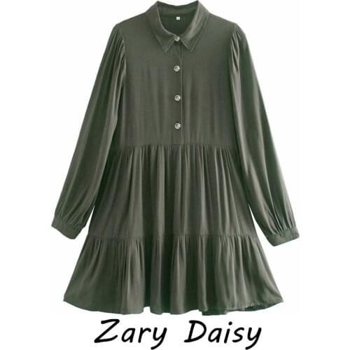 Модные платья-рубашки Zary Daisy China At AliExpress