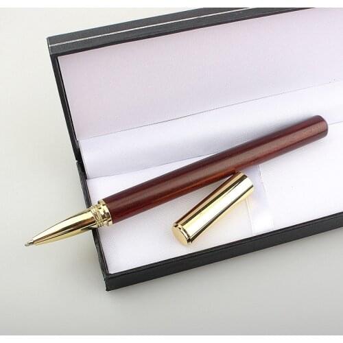 1pc/lot 3 Colors New Arrival wood Luxury Metal Rollerball/ballpoint Pen Office and School Supplies Stationery