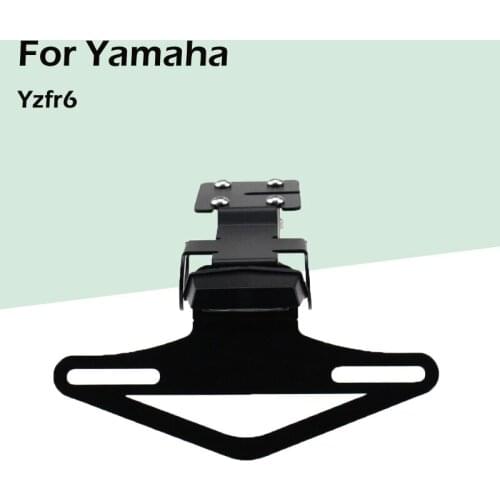 For Yamaha Yzfr6 2017 2018 2019 Motorcycle Modification Accessories Rear Bracket License Plate Holder License Plate Frame