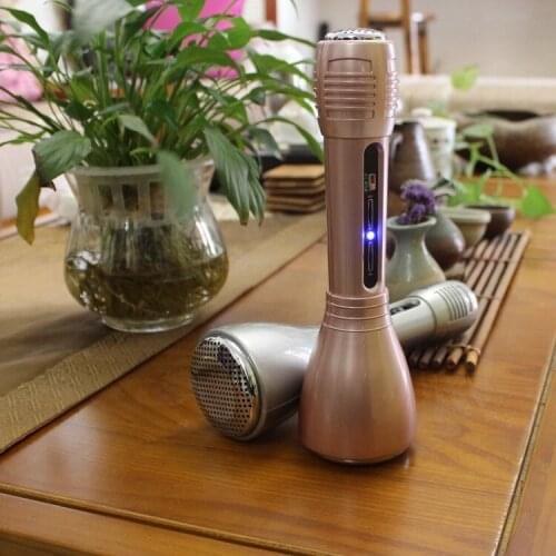 KTV wireless microphone Mini Karaoke Player Wireless Condenser Microphone with bluetooth KTV ktv player Microphone