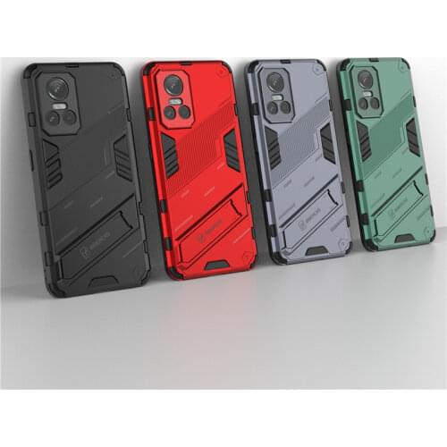 For Realme GT Case 8 Pro 7 Narzo 30 5G X7 Max Q3 Q3i C15 V15 V13 Cover Holder Armor Bumper Protective Phone Cases Realme GT Neo