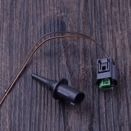 CITALL Outer Ambient Air Temperature Sensor & Plug 0075421318 For Mercedes Benz C E CLK CLS GLK Smart Sprinter Vaneo VW Crafter