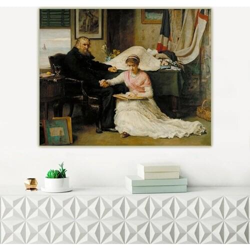 John Everett Millais《North West Passage, 1874》Canvas Oil Painting Artwork Picture Wall Hanging Decor Home Living Room Decoration